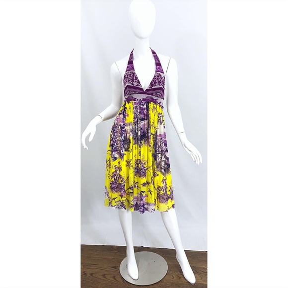 S/S 2008 Resort Jean Paul Gaultier Soleil mesh dress S - Picture 1 of 7